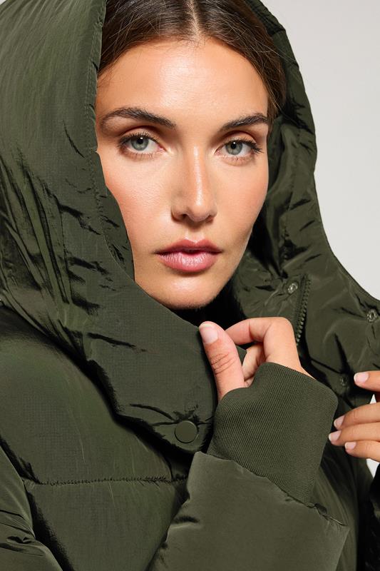 Evans LTS Tall Khaki Padded Longline Coat