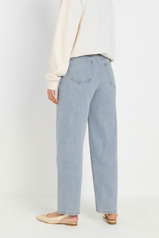 Evans LTS Tall Light Blue Wash Barrel Leg Jeans