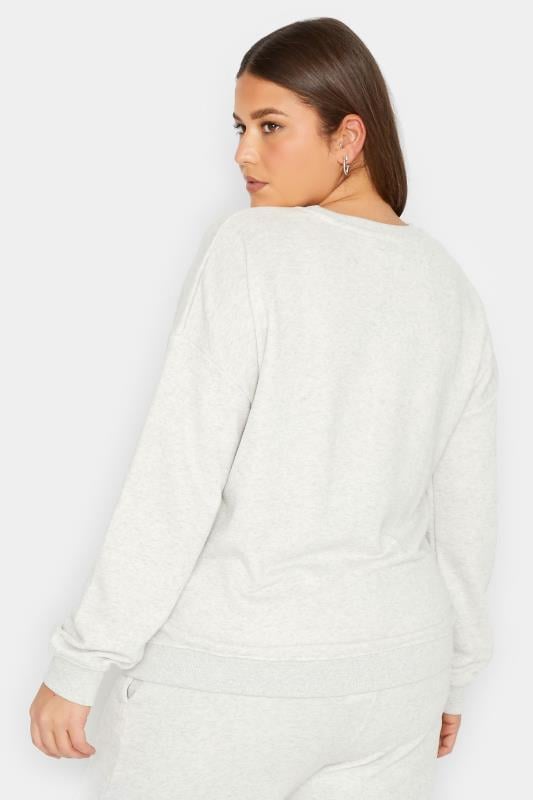 Evans LTS Tall Light Grey Long Sleeve Sweatshirt