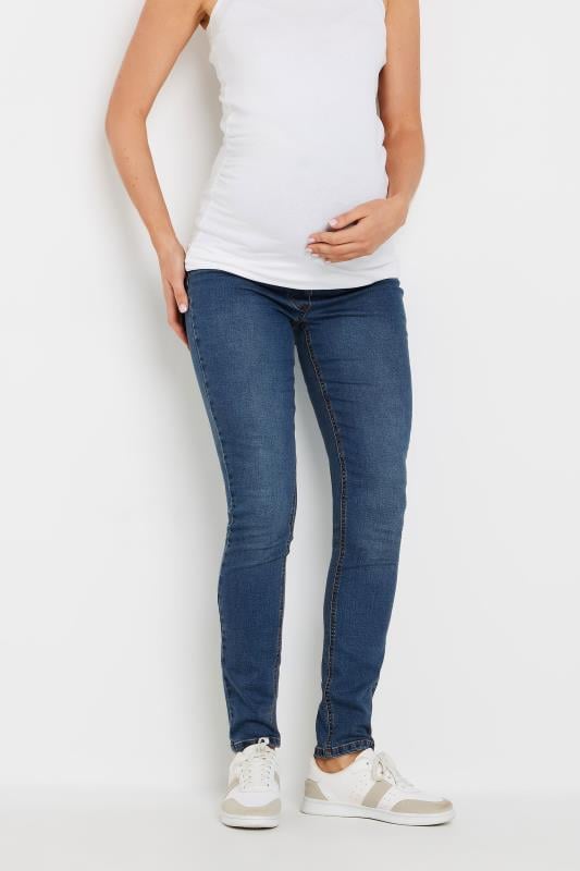 Evans LTS Tall Maternity Blue Skinny AVA Jeans