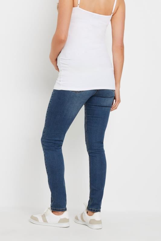 Evans LTS Tall Maternity Blue Skinny AVA Jeans