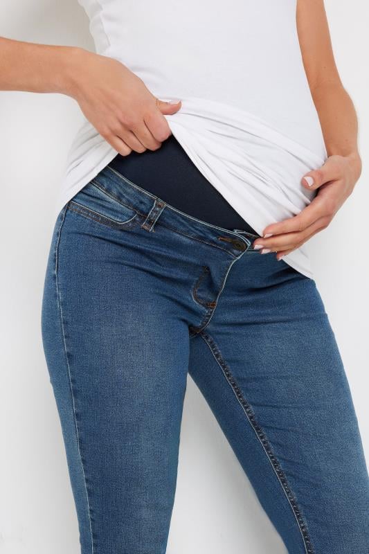 Evans LTS Tall Maternity Blue Skinny AVA Jeans