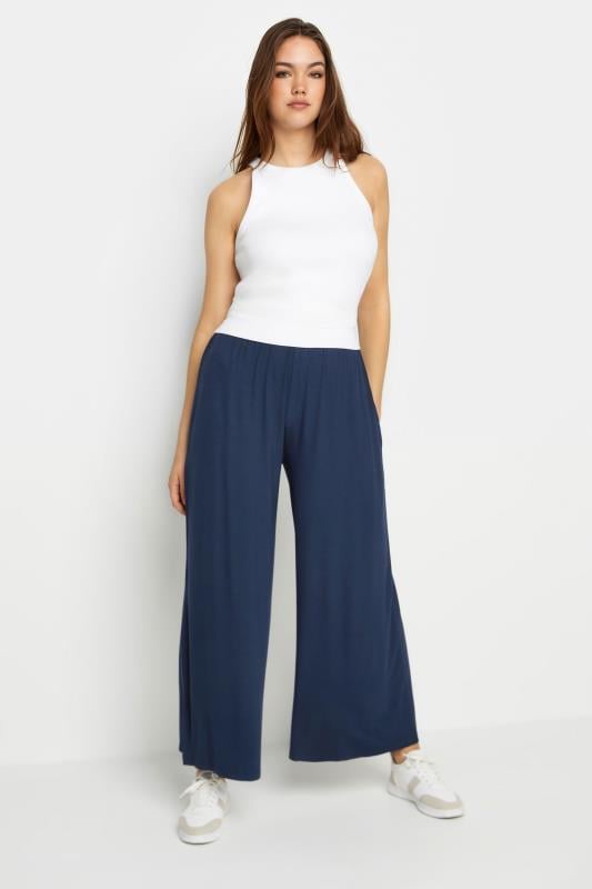 Evans LTS Tall Navy Blue Extra Wide Leg Culottes