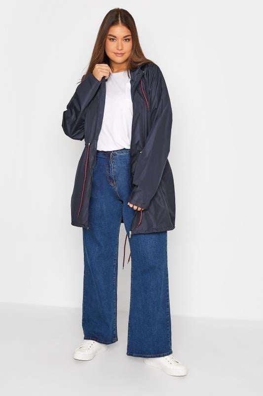 Evans LTS Tall Navy Blue Pocket Parka