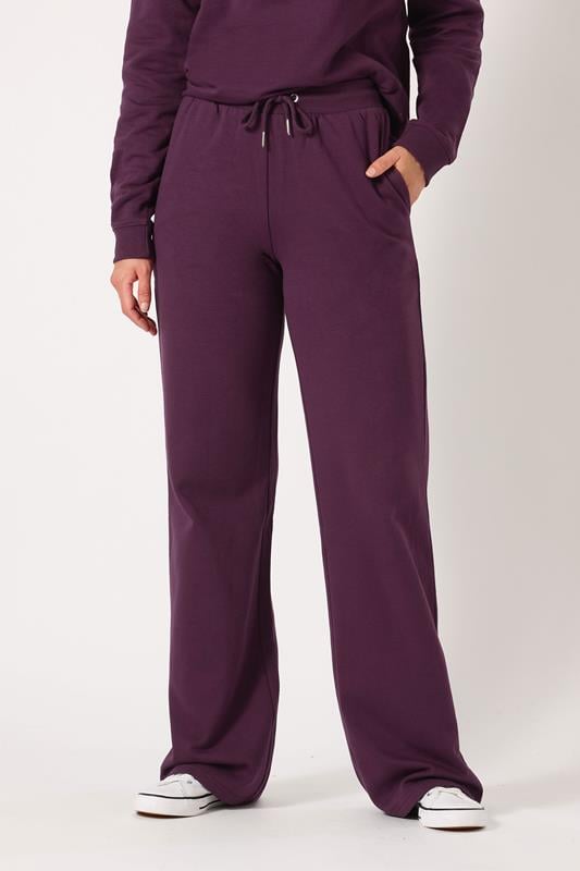 Evans LTS Tall Purple Wide Leg Joggers