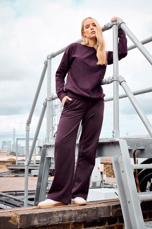 evans LTS Tall Purple Wide Leg Joggers