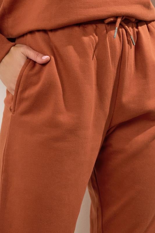 Evans LTS Tall Rust Orange Cuffed Joggers