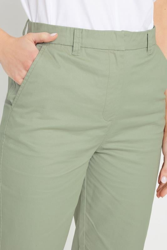 Evans LTS Tall Sage Green Cotton Chino Jeans