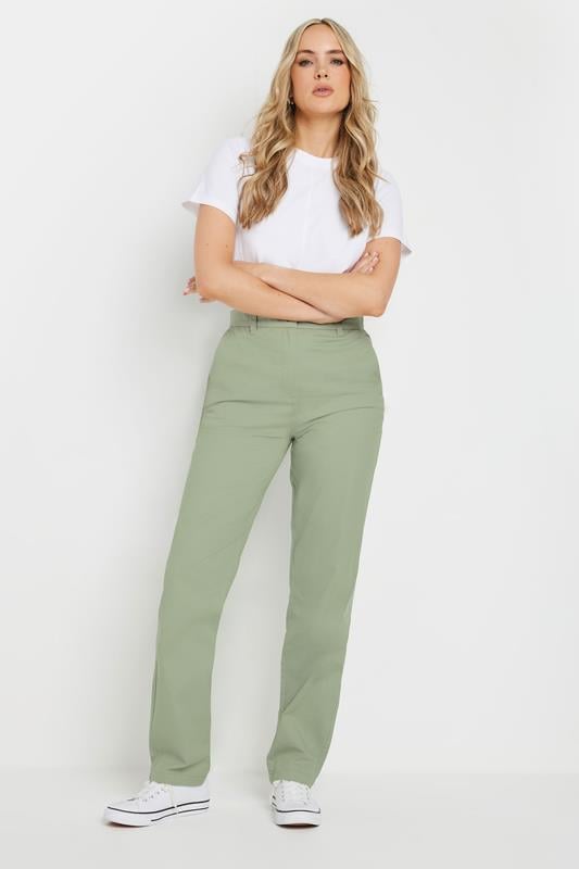 evans LTS Tall Sage Green Cotton Chino Jeans