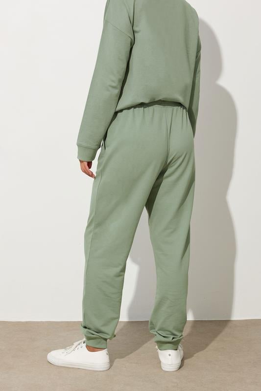 Evans LTS Tall Sage Green Cuffed Joggers