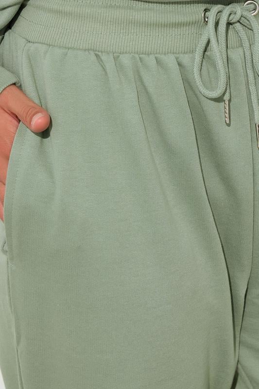 Evans LTS Tall Sage Green Cuffed Joggers