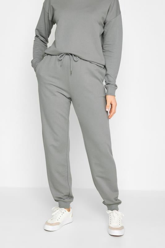 Evans LTS Tall Soft Grey Cuffed Drawstring Joggers