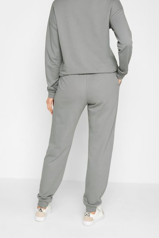 Evans LTS Tall Soft Grey Cuffed Drawstring Joggers