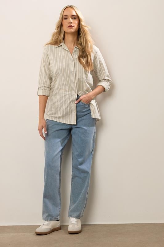 Evans LTS Tall Stone Stripe Shirt