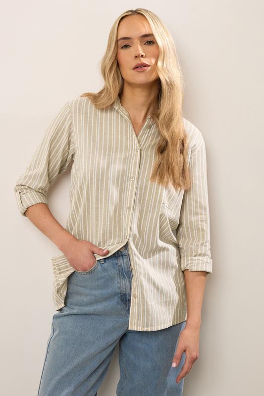 evans LTS Tall Stone Stripe Shirt