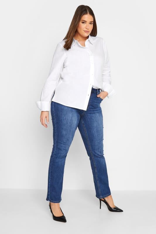 Evans LTS Tall White Cotton Shirt