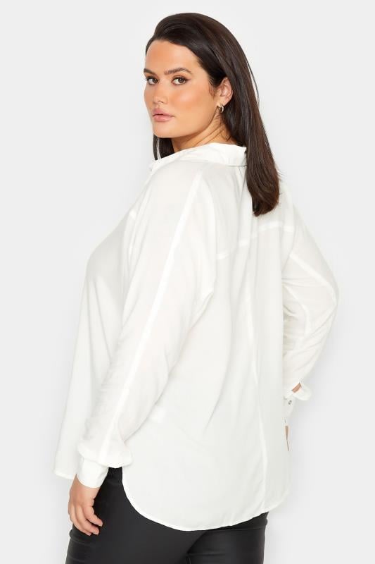 Evans LTS Tall White Long Sleeve Shirt