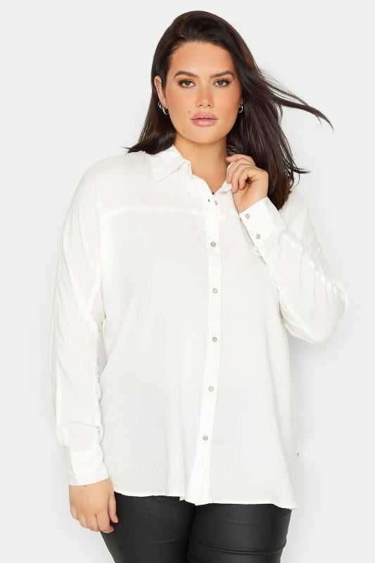 evans LTS Tall White Long Sleeve Shirt