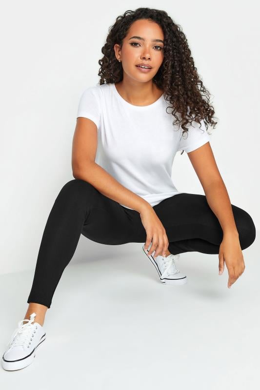 Evans M&Co 2 PACK Black Stretch Cotton Leggings