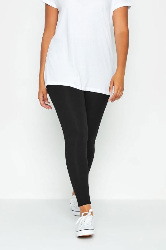Evans M&Co 2 PACK Black Stretch Cotton Leggings