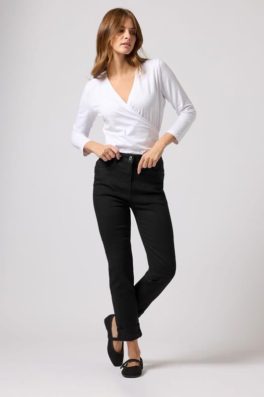 Evans M&Co Black Ankle Grazer Cigarette Jean