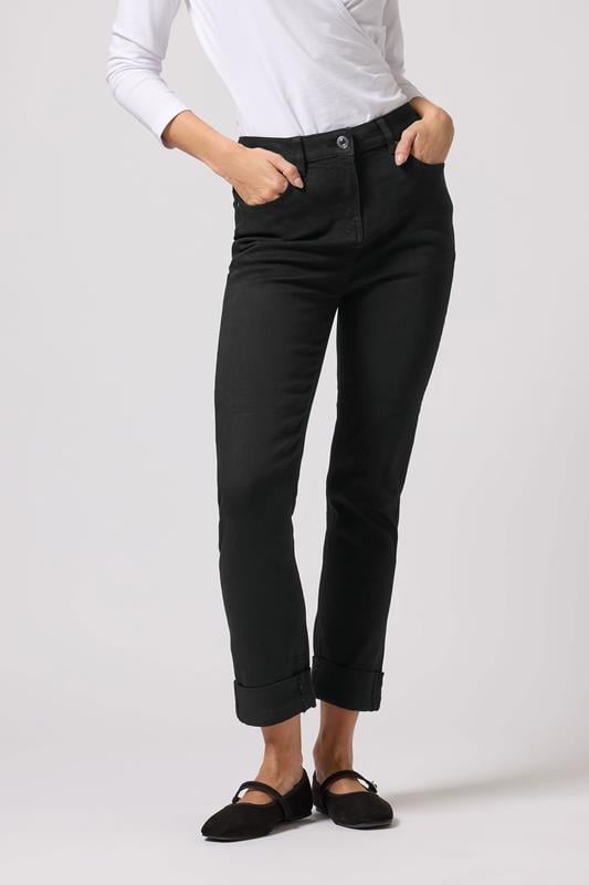 evans M&Co Black Ankle Grazer Cigarette Jean