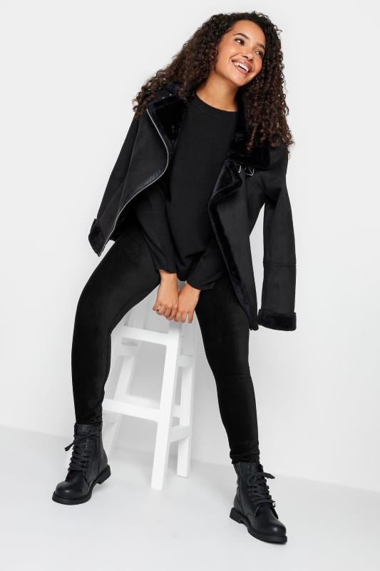 Evans M&Co Black Cord Stretch Leggings