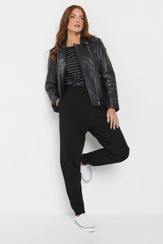 Evans M&Co Black Cuffed Drawstring Joggers