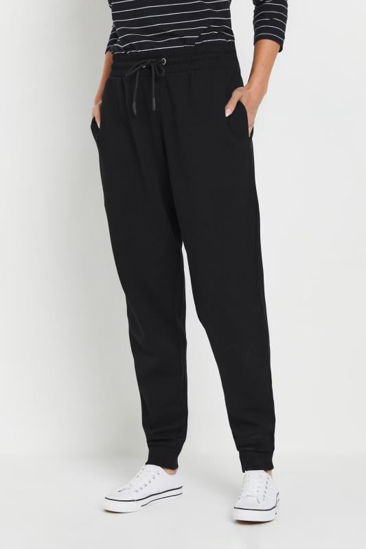 evans M&Co Black Cuffed Drawstring Joggers