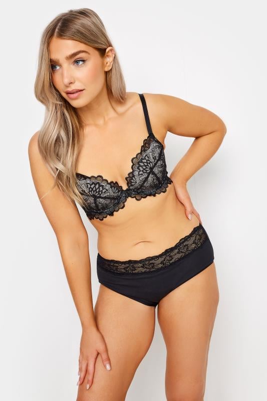 Evans M&Co Black Lace T-Shirt Bra