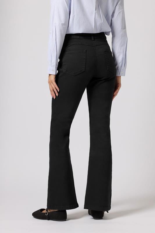Evans M&Co Black Lift & Shape Kick Flare Jeans