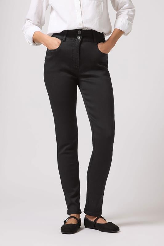evans M&Co Black Lift & Shape Slim Leg Jeans