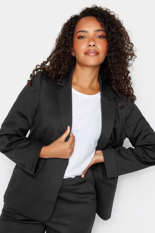 evans M&Co Black Ponte Blazer