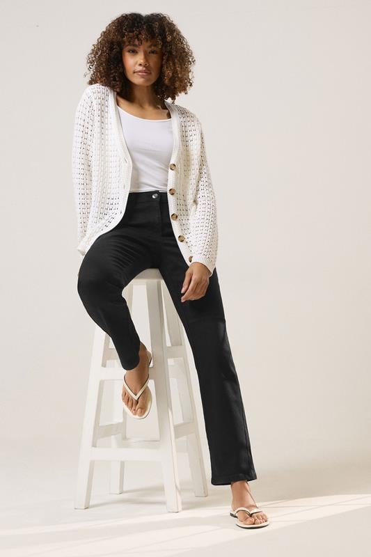 Evans M&Co Black Straight Leg Jeans