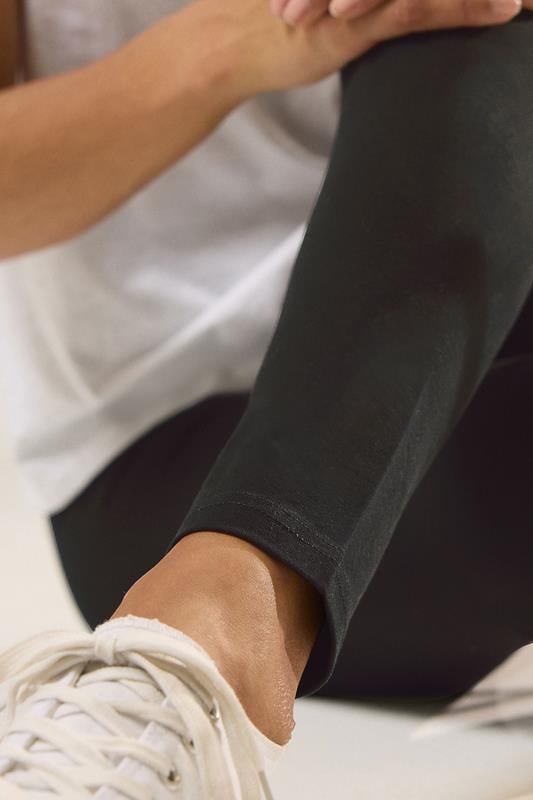 Evans M&Co Black Stretch Cotton Leggings
