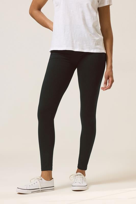 evans M&Co Black Stretch Cotton Leggings