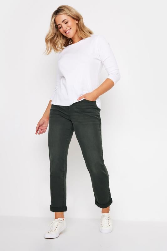 Evans M&Co Black Washed Boyfriend Jeans