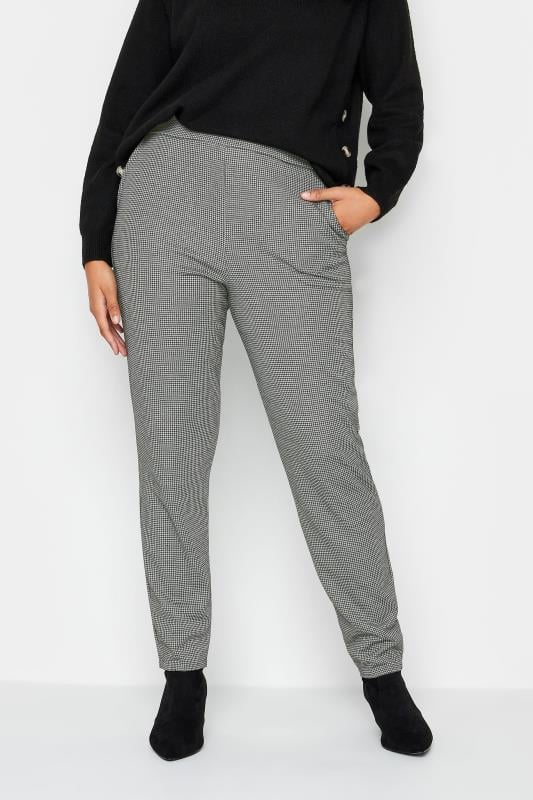 evans M&Co Black & White Dogtooth Trousers