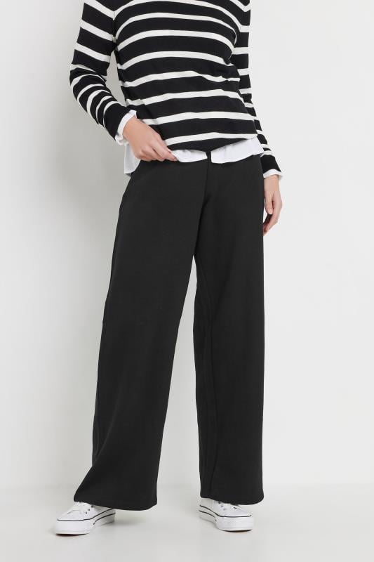 evans M&Co Black Wide Leg Joggers
