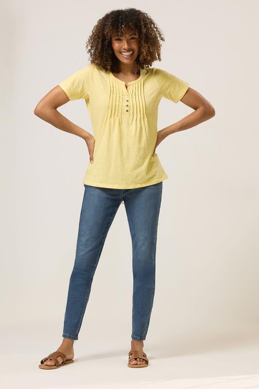 Evans M&Co Blue Mid Wash Skinny Jeans