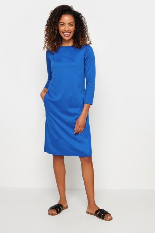 Evans M&Co Cobalt Blue Ponte Swing Dress