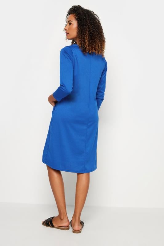 Evans M&Co Cobalt Blue Ponte Swing Dress