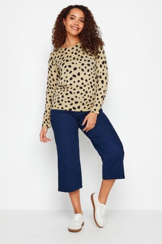 Evans M&Co Cream Dalmatian Print Jumper