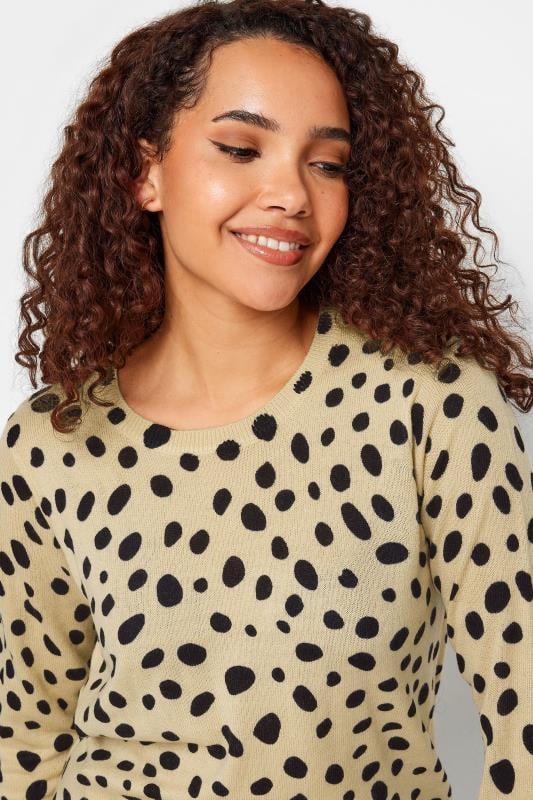 Evans M&Co Cream Dalmatian Print Jumper