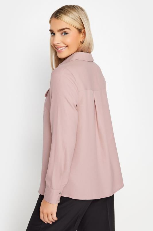 Evans M&Co Dusky Pink Utility Shirt