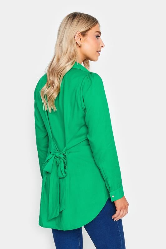 Evans M&Co Green Button Through Tunic Shirt