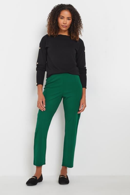 Evans M&Co Green Stretch Tapered Trousers