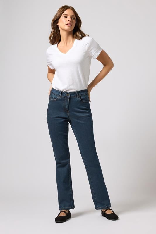 Evans M&Co Indigo Blue Bootcut Jeans