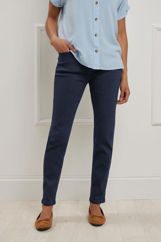 Evans M&Co Indigo Blue Lift & Shape Slim Leg Jeans