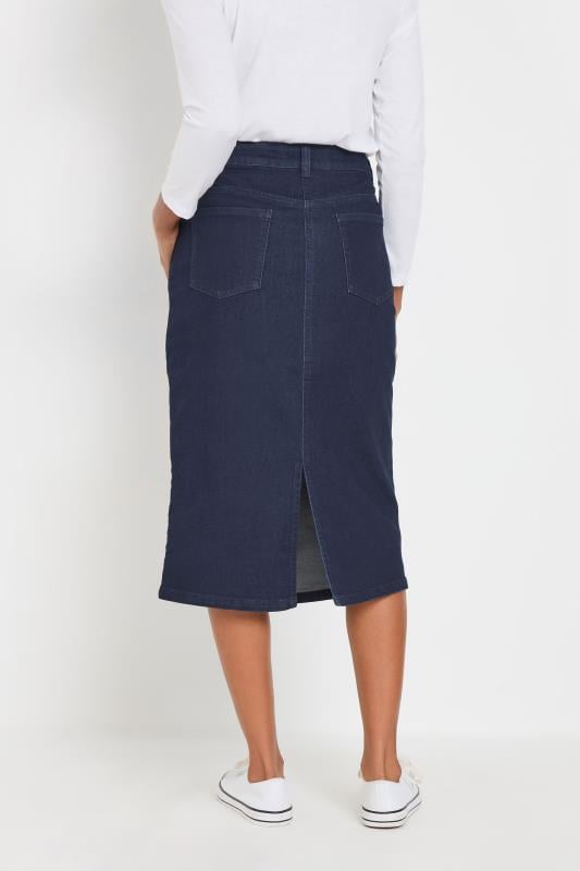 Evans M&Co Indigo Blue Midi Denim Skirt